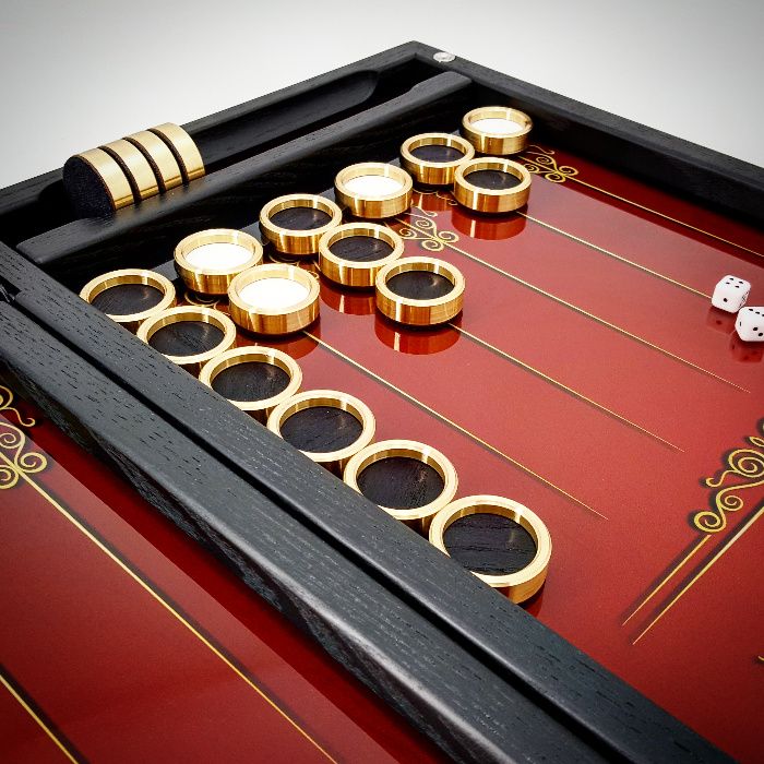 Нарды Люкс. Стекло, дерево и метал! Подарок мужу, мужчине. Art-limit.