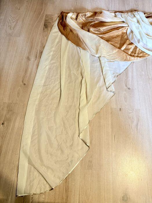Piękny ozdobny lambrekin na okno – styl glamour, stan idealny