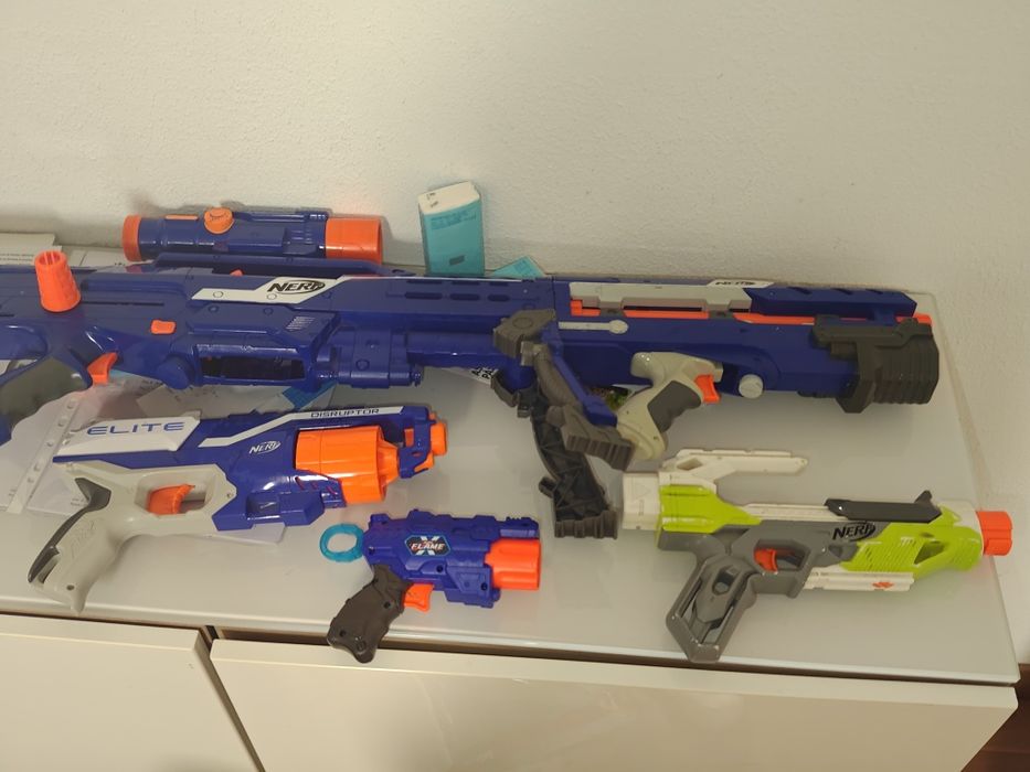 Conjuntos NERF e Xshot