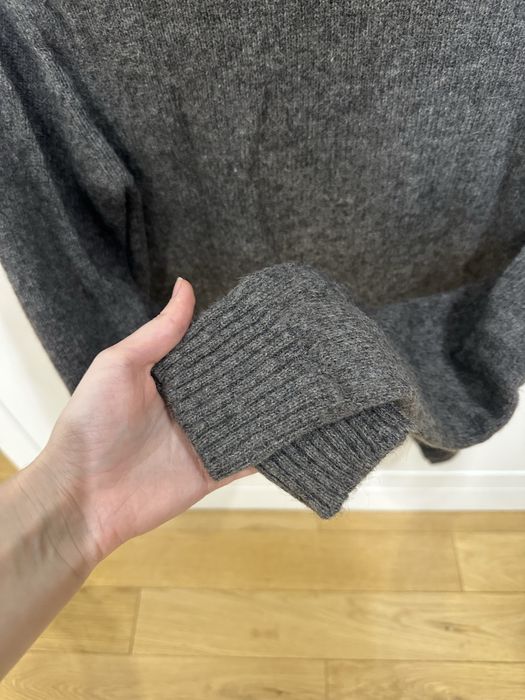 Светр Weekend Max Mara темно сірий шерсть