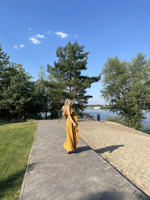 Сукня максі для вагітних