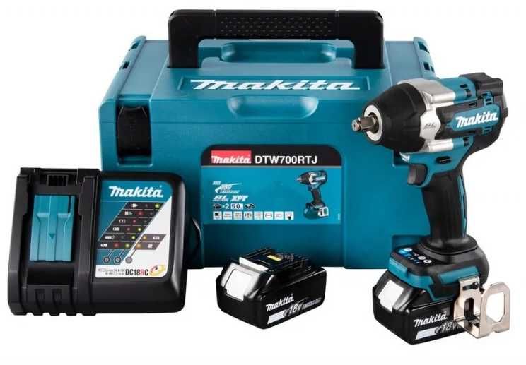 Klucz udarowy akumulatorowy 1/2'' 700NM 18V LXT, 2x 5.0ah DTW700RTJ