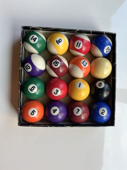 Zestaw bil pool na stół snoockerowy