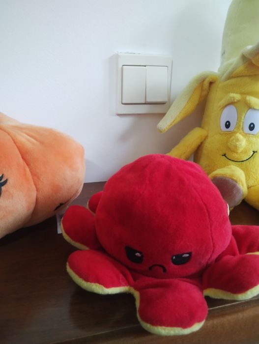 Maskotki Banan, dynia i meduza