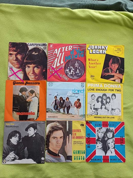 Singles de Vinil - Música Portuguesa e Estrangeira - 2,5€ cada
