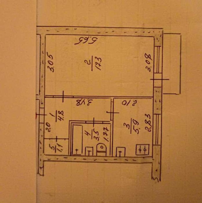 Продажа 1-но к.кв. ул. Вроцлавская д.34 рядом ДК "Огнеупоргного з-да".
