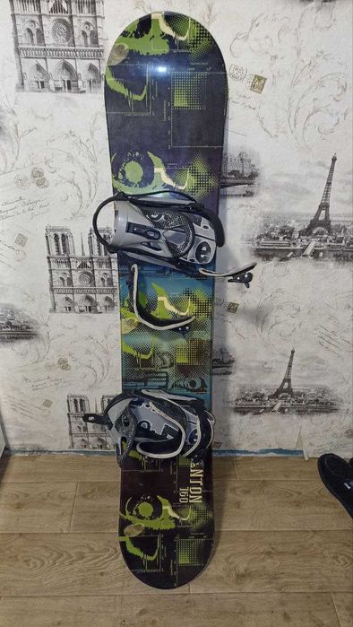 Сноуборд Denton 160, ботинки BlackFire 46р.