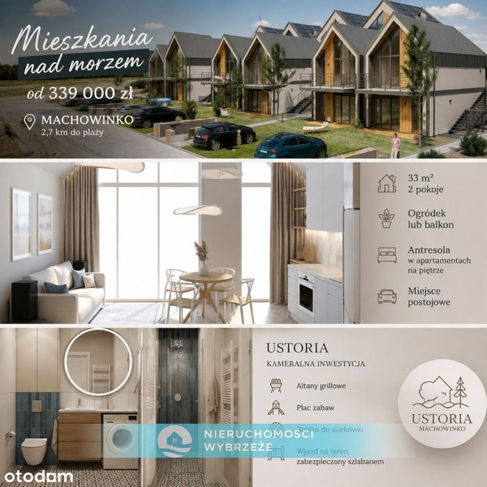 Apartamenty/atrakcyjna cena/blisko morza