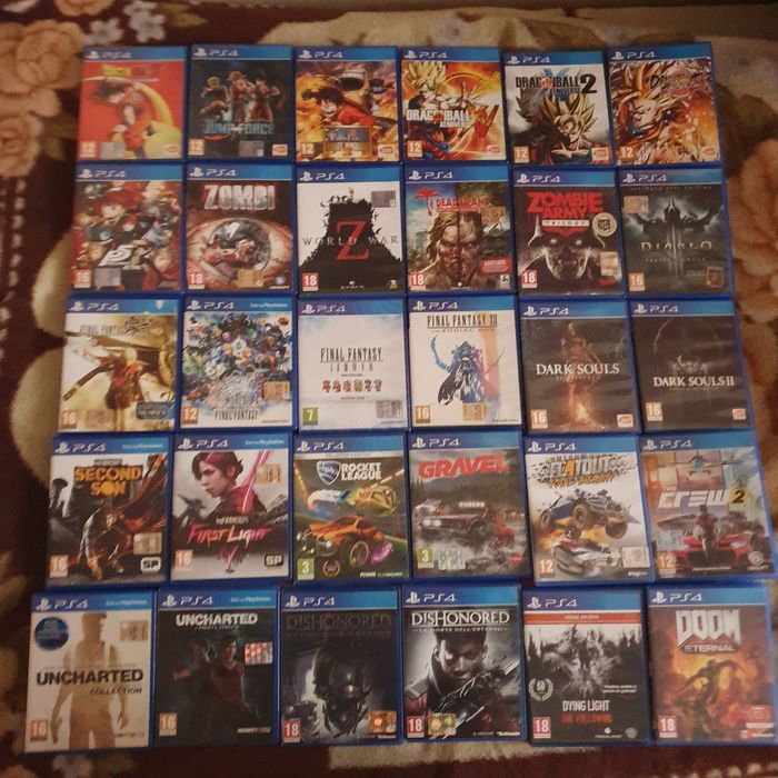 Игры на ps4, диски пс 4, ігри на Sony Playstation 4