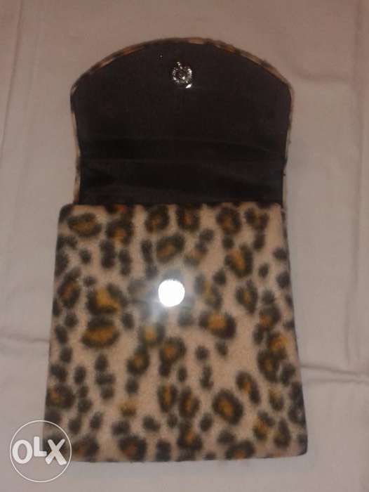 torebka w panterkę do ręki