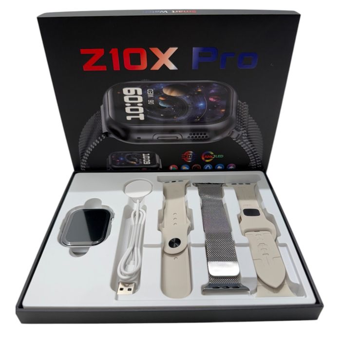 Smartwatch Z10X Pro c/ 3 Braceletes
