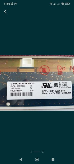 Monitor LCD 15.4 polegadas para portátil