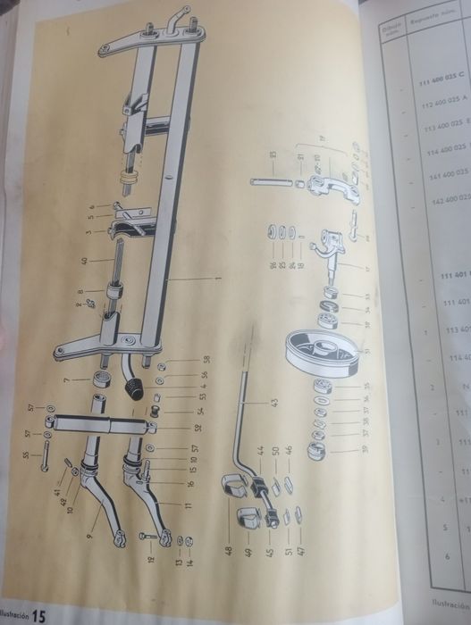 Volkswagen Carocha, catálogo de peças