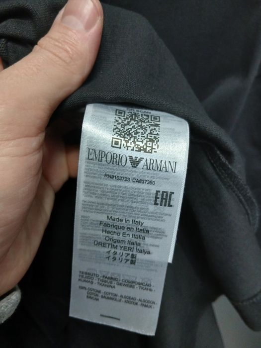 Мужская футболка Armani Made in Italy