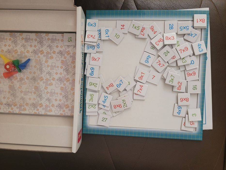 Gra planszowa plus puzzle mapa nauka