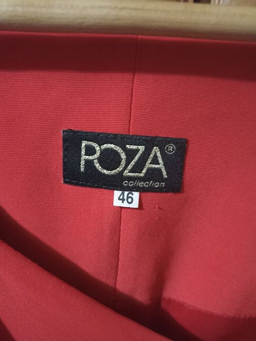 Sukienka wieczorowa czerwona r. 46