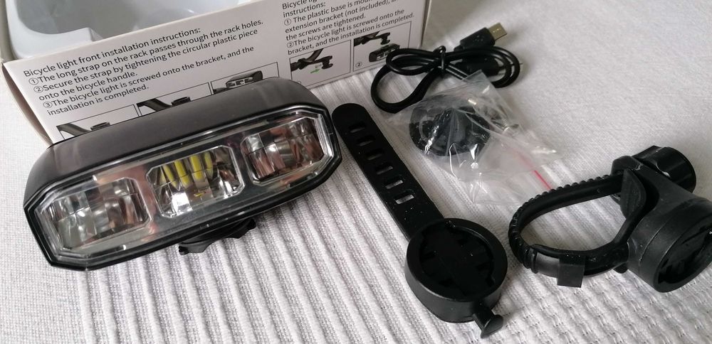 Nowa latarka rowerowa OFFBONDAGE B13 5200mAh 2x18650 św.krótkie/długie