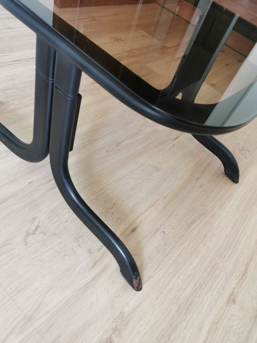 Mesa de centro tampo em vidro