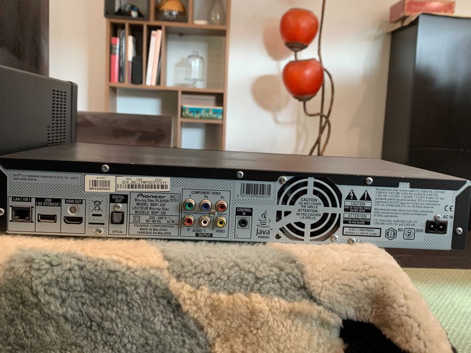 Home cinema 5.1 Pioneer completo – receiver VSX-919AH + Blu-ray + colunas