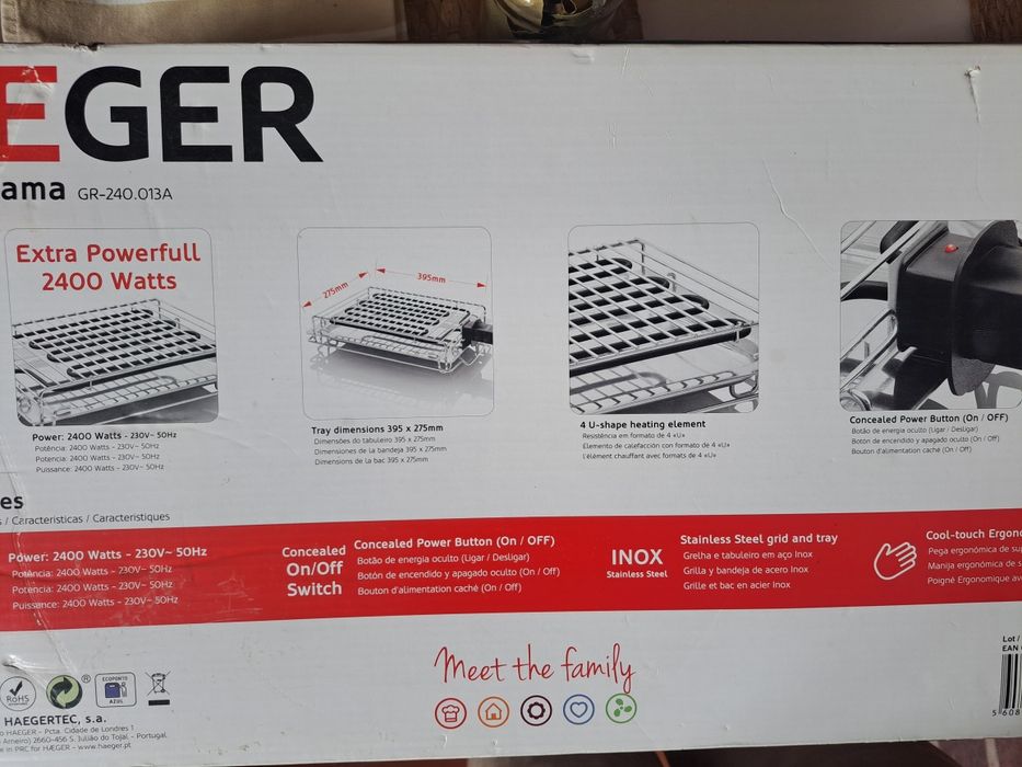 Grelhador elétrico Haeger