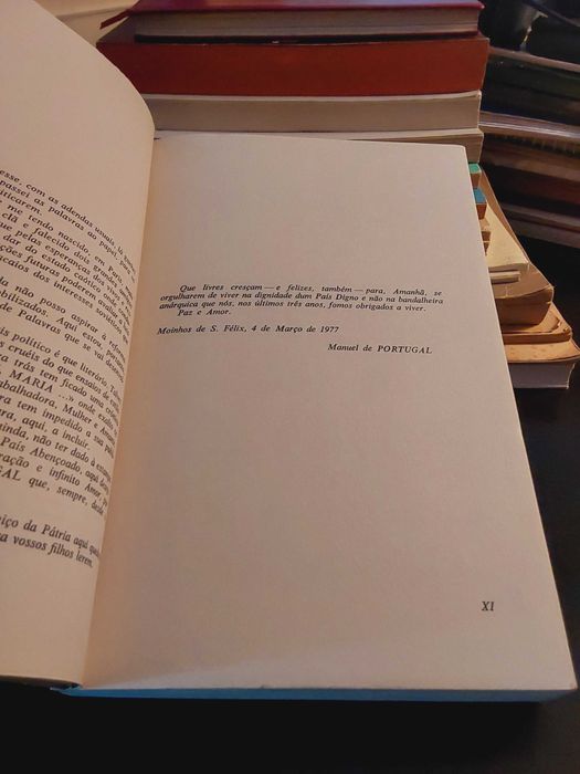 Crónicas e Cartas de Manuel de Portugal: Um Ano Depois