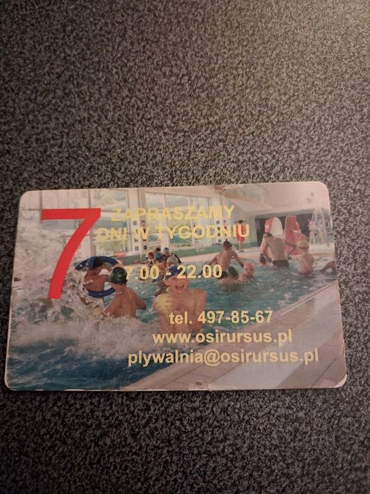 Karnet na basen z sauną