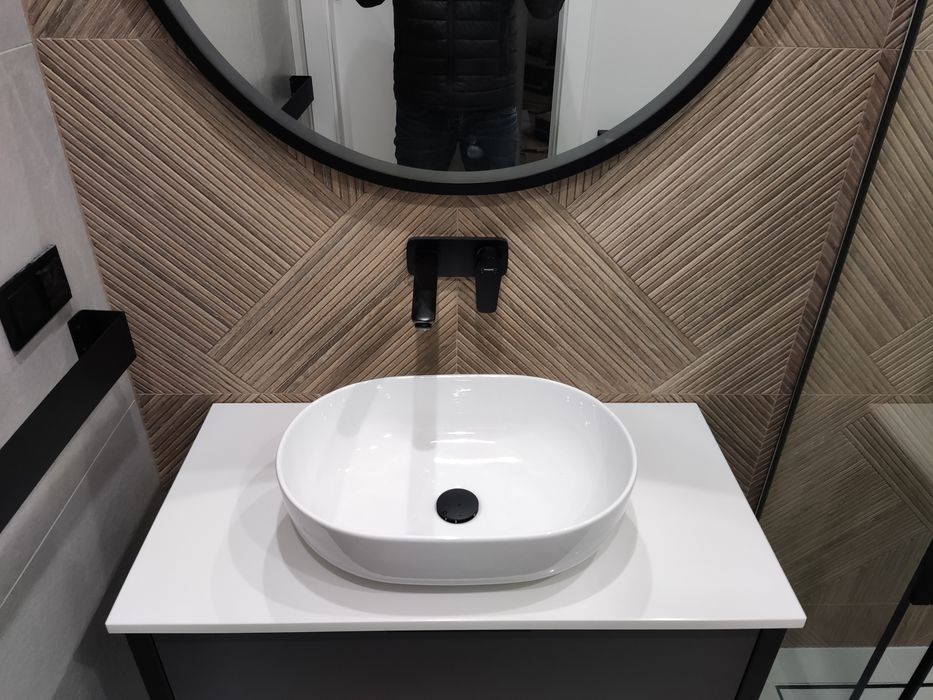Hansgrohe korek do umywalki, czarny mat