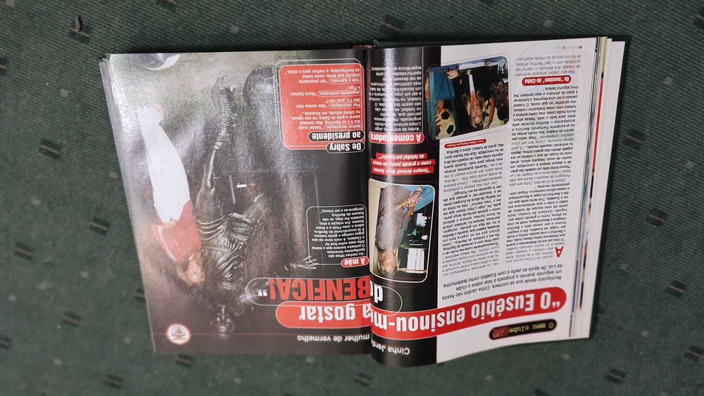 9 Revistas FutebolMania encaderndas - Do Nº 1 ao Nº 9