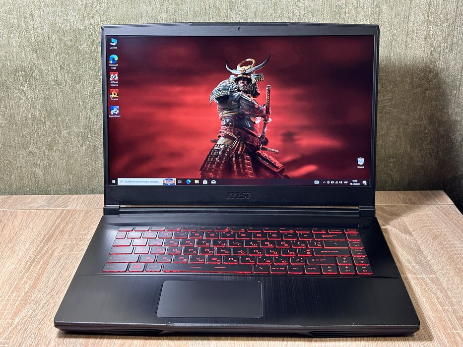32гб ОЗУ! RTX 3060 6gb! MSI Katana GF65! i7-10750H, 512gb ssd