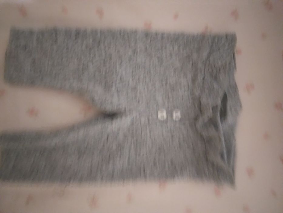 Calça de menina cinzenta