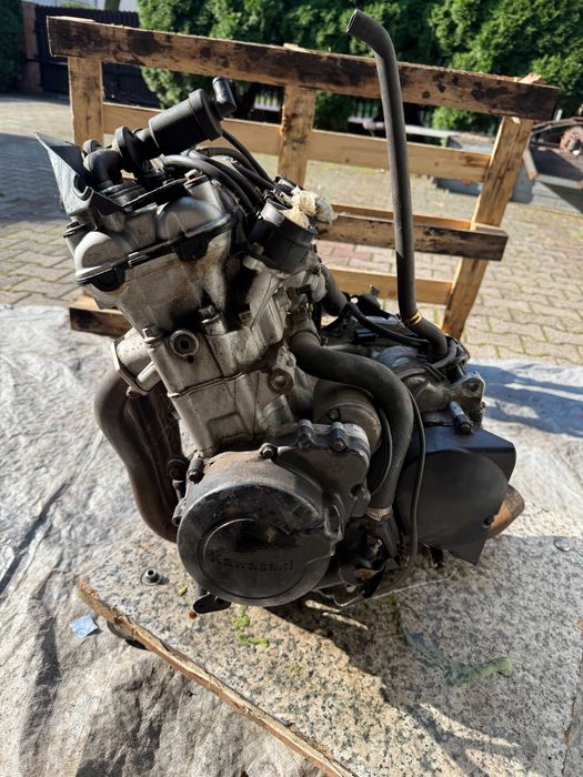 Kawasaki ZX-6R 1998 - Silnik, Kolektor Wydechowy