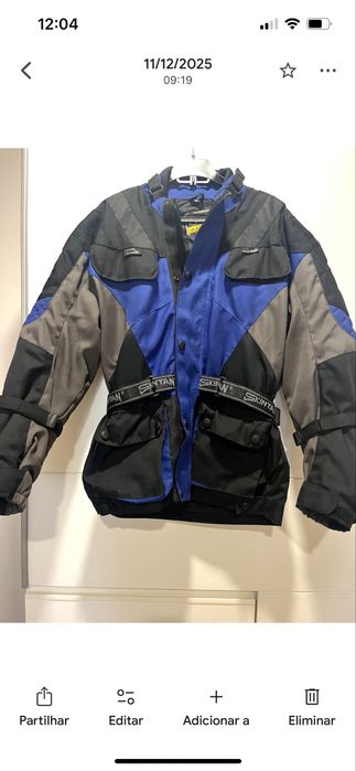 Casaco de mota com protecoes