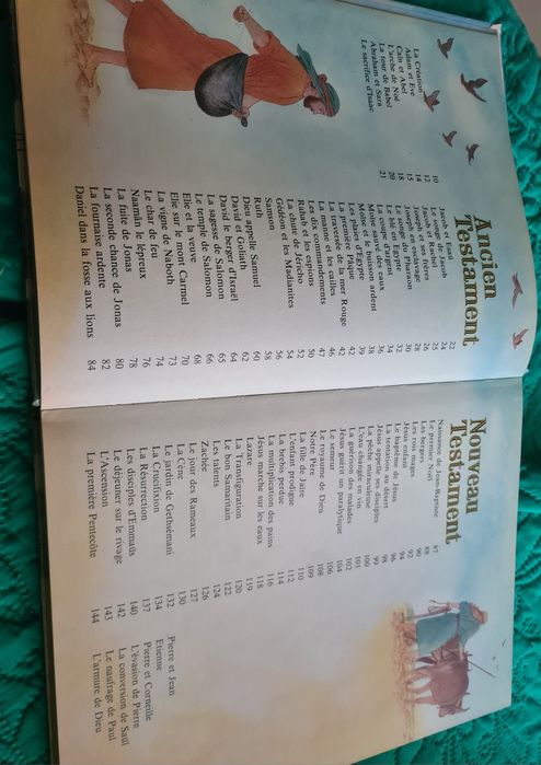 A Bíblia em texto e imagens em francês