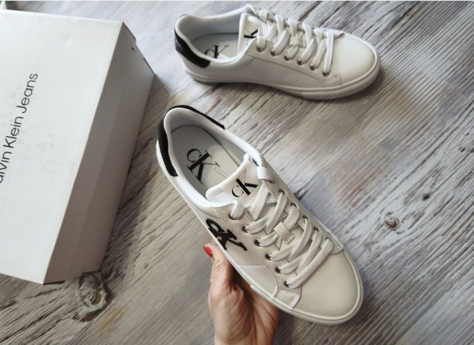 Кросівки Calvin Klein 36.5,37, 38, 38.5, 39 Оригінал! кеди жіночі білі
