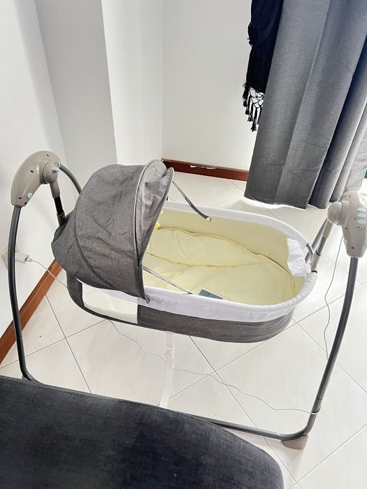 Berço balanço elétrico para bebe