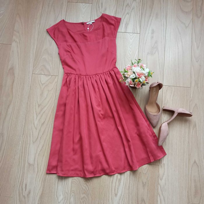 Сукня сорочка в принт, на кулісці, S