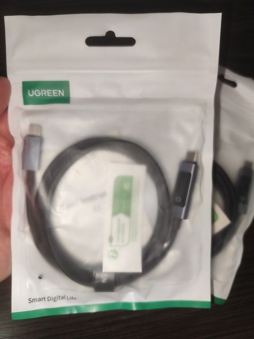 Кабель UGREEN  240W USB-C   с TFT-дисплеем (PD 3.1)