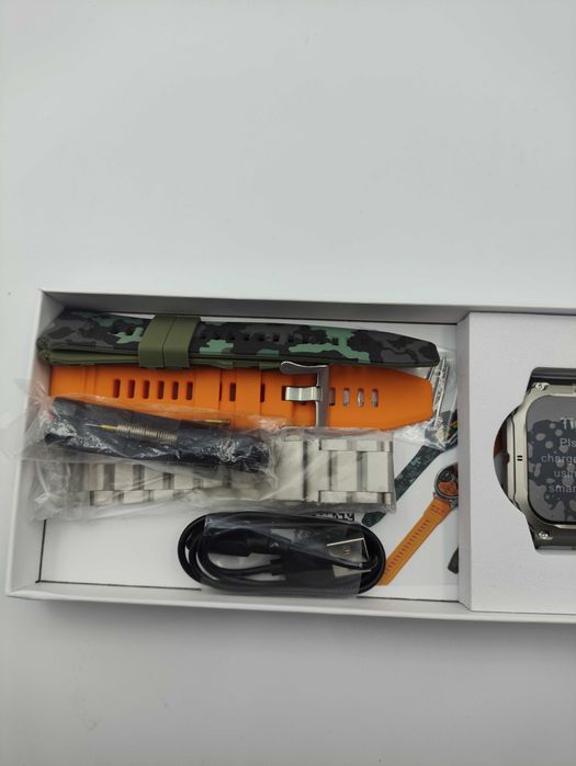 ZEGAREK SMARTWATCH MĘSKI rozmowy   MENU puls ciśnienie powiadomie