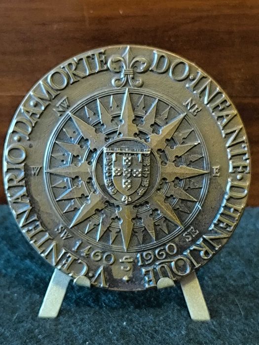 Medalha alusiva ao Monumento dos Descobrimentos, datada de 1960