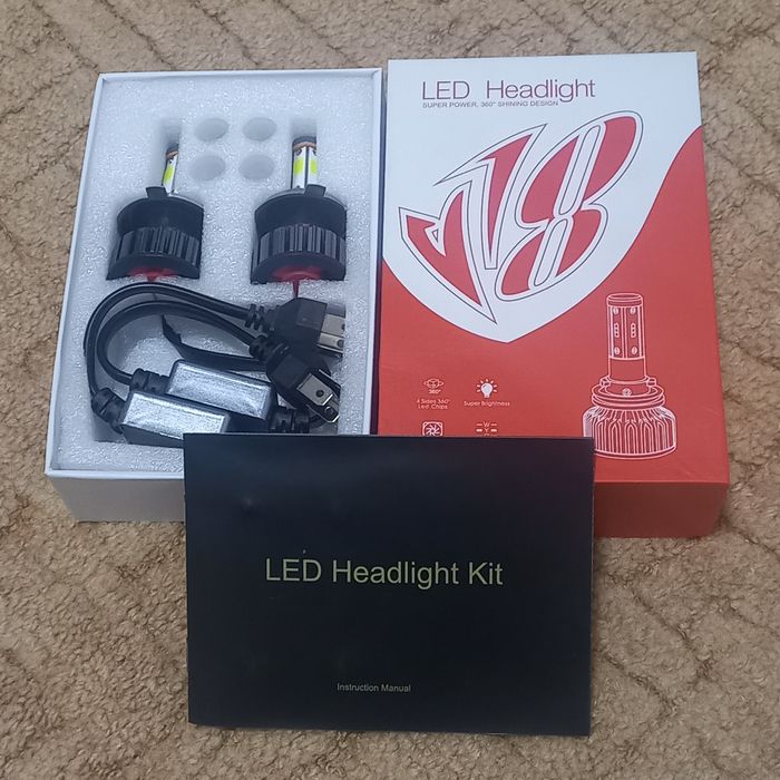 Н4 LED лампи в авто