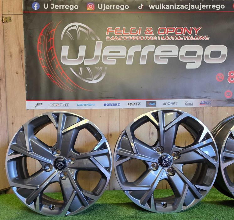 Nowe alufelgi PEUGEOT 17x4x108 - 2008, 3008 ,208, 307, 308