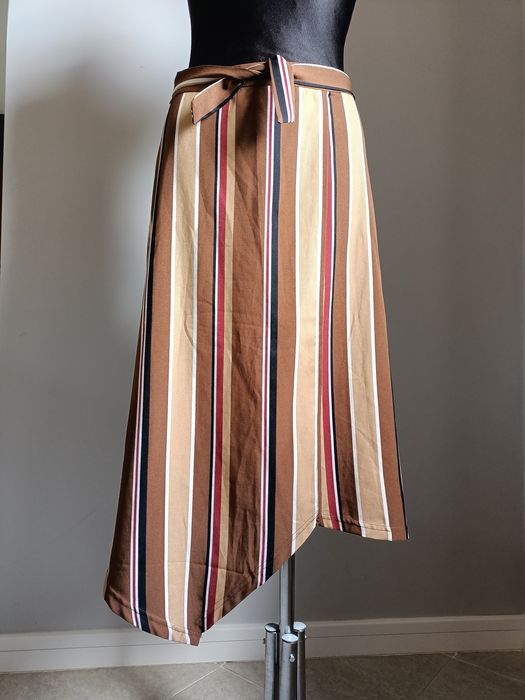 Asymetryczna na zakładkę kopertowa vintage retro Boho Hippie