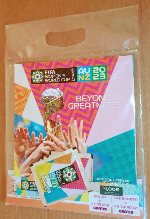 Panini Women's World Football Sticker Album and Sealed Packets