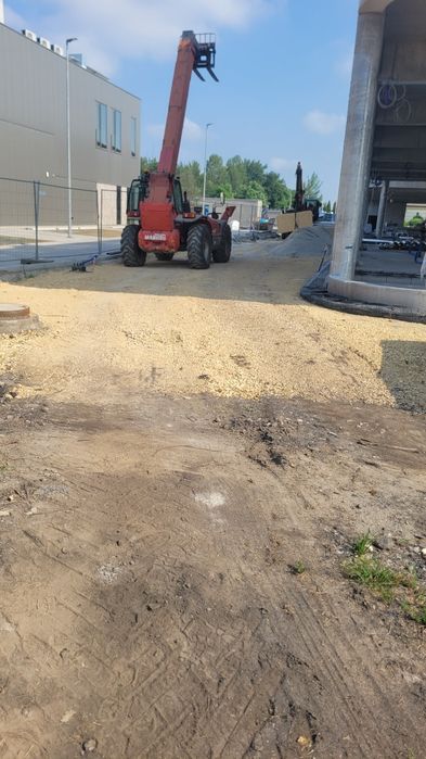 Wynajem ładowarki teleskopowej usługi Manitou