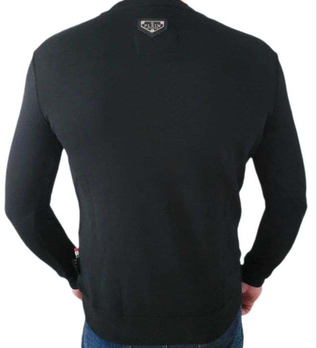 Bluza męska Philipp Plein Skull cyrkonie