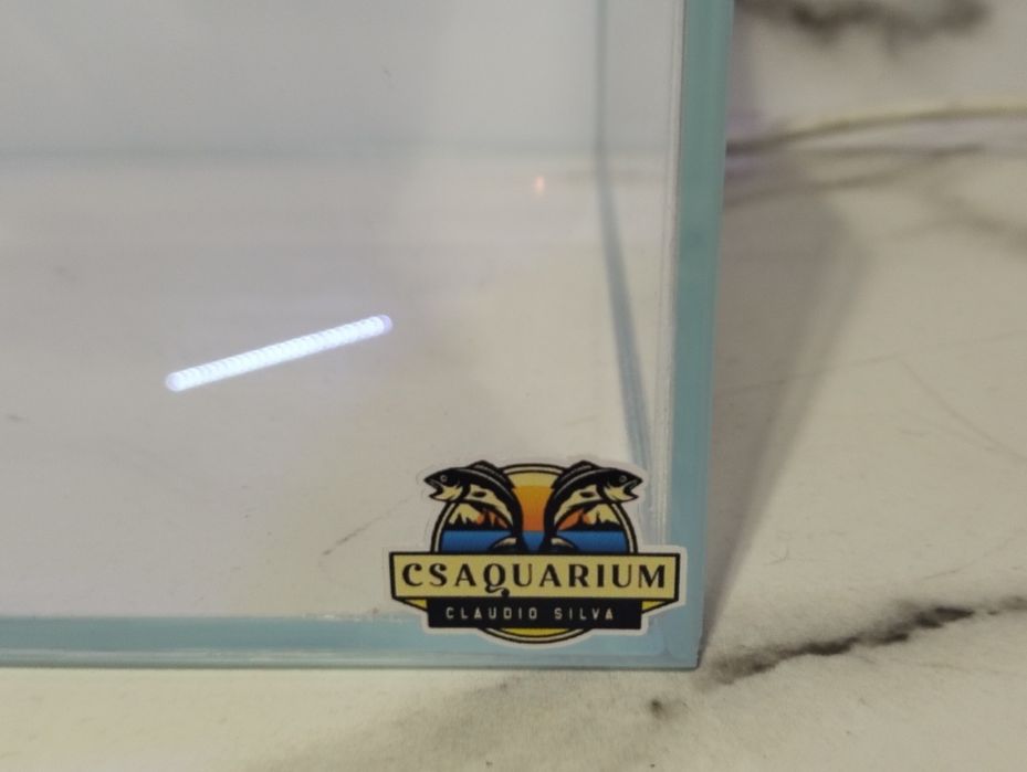 Aquário cubo 25 vidro extra claro novos