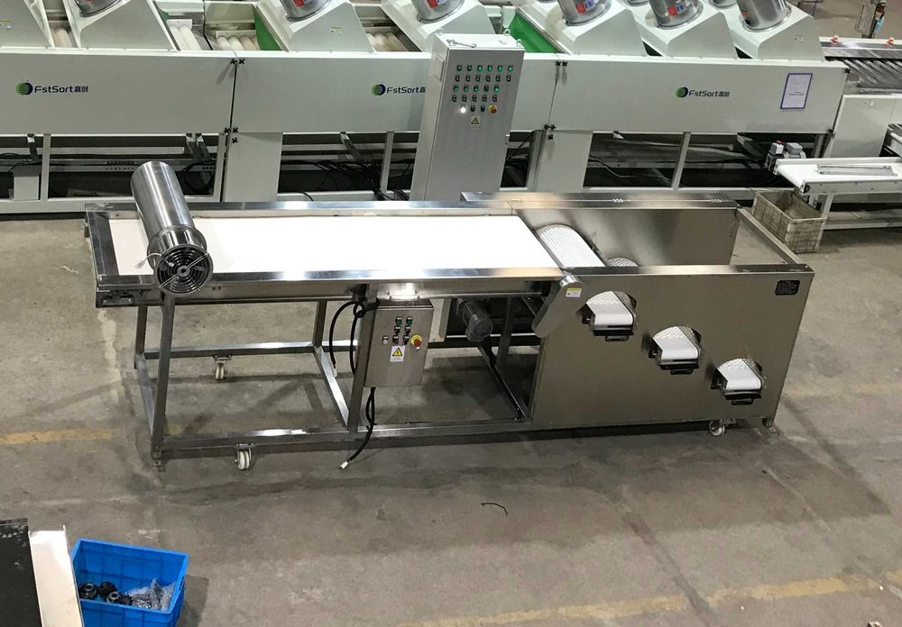 Калібрувальна машина для ягід чорниці, лохини, брусниці, 3 рівні