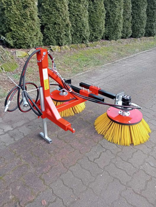 Wymiatarka do liści z truskawek z napędem hydraulicznym