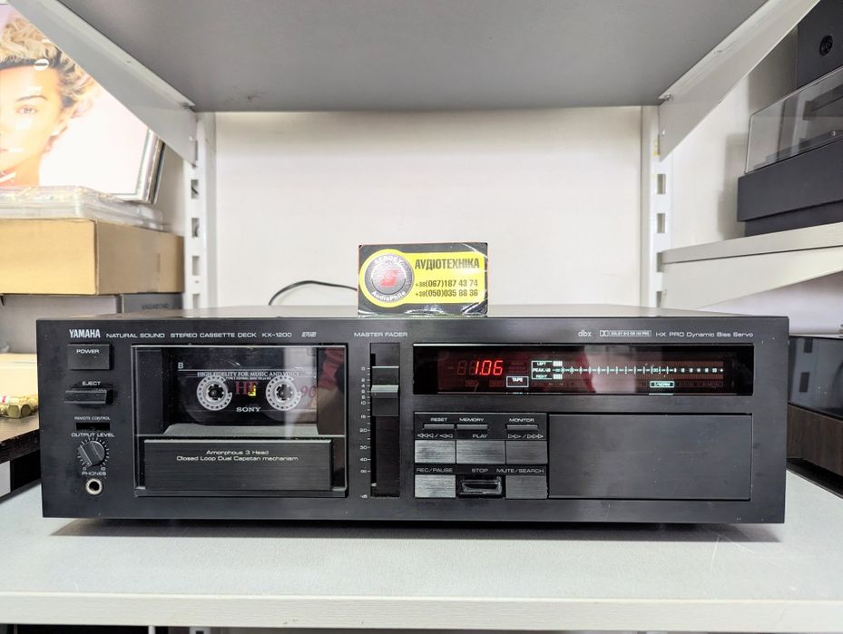 Топовая Yamaha KX-1200. Stereo Cassette Deck. 3 Головы! 2 Тонвала! JAPAN