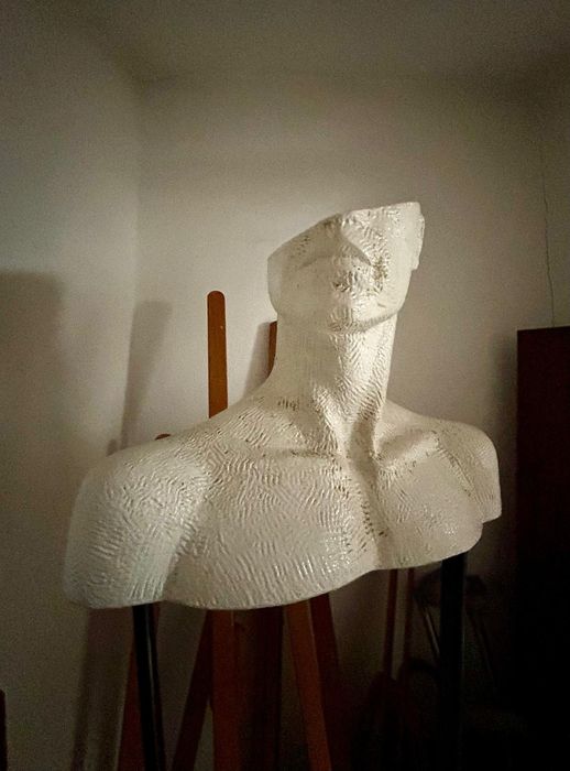 Busto Masculino Vintage 80's